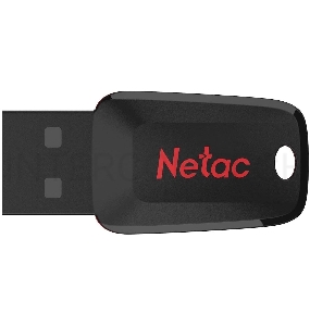 Флеш Диск Netac 128Gb U197 NT03U197N-128G-20BK USB2.0 черный/красный
