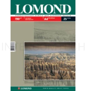 Фотобумага Lomond 0102036 A4/190г/м2/25л./белый матовое для струйной печати