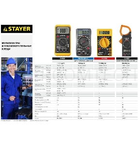 Клещи STAYER 59820  токоизмерительные expert highdigital
