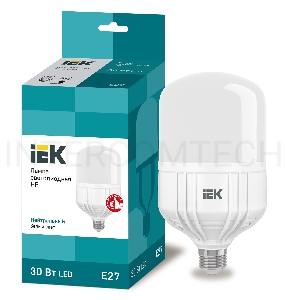Лампа Iek LLE-HP-30-230-40-E27 светодиодная HP 30Вт 230В 4000К E27 IEK