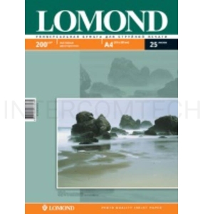 Фотобумага Lomond 0102052 A4/200г/м2/25л./белый матовое/матовое для струйной печати