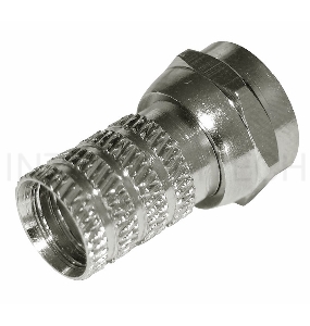 F-разъем RG-59, L=19 мм,  цинк  PROconnect