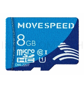 Карта памяти MicroSD 8GB Move Speed FT100 Class 10 без адаптера