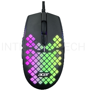 Мышь Acer OMW134 черный оптическая (3200dpi) USB (6but)
