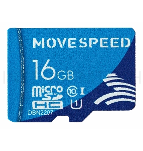 Карта памяти MicroSD 16GB Move Speed FT100 Class 10 без адаптера