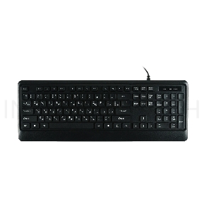 Комплект клавиатура+мышь/ Keyboard/mouse set MK120, USB wired, 104 кл, 1000DPI, 1.8m, black, Foxline