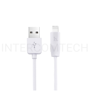 Кабель USB 2.0 hoco X1, AM/Lightning, белый, 2м