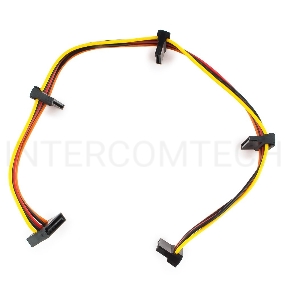 Кабель Cablexpert Кабеля питания SATA, 4x15pin(M)/15pin(F), 40см (CC-SATAMF-03)