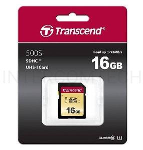 Флеш карта SD 16GB Transcend SDНC UHS-I U1, MLC