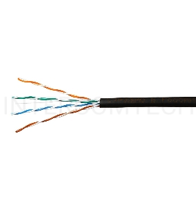Кабель SkyNet Standart UTP outdoor 4x2x0,48, медный, FLUKE TEST, кат.5e, однож., 305 м, box, черный
