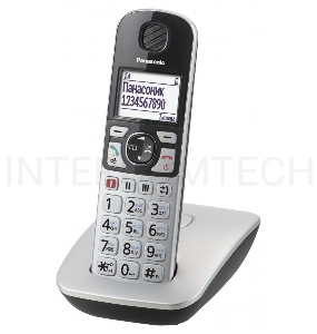 Телефон  DECT Panasonic Беспроводной телефон  DECT Panasonic/ Монохромный, серебристый