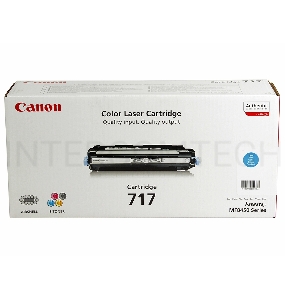 Тонер-картридж Canon Cartridge 717C (2577B002) голубой, 4000 стр., для MF8450