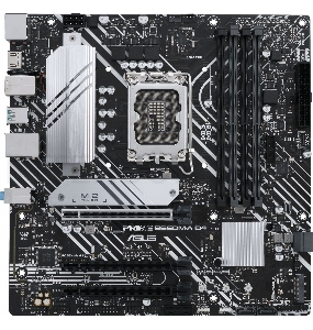 Материнская плата ASUS PRIME B660M-A D4 Soc-1700 Intel B660 4xDDR4 mATX AC`97 8ch(7.1) 2.5Gg RAID+HDMI+DP