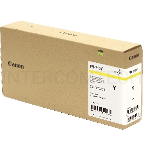 Картридж струйный Canon PFI-710 Y 2357C001 желтый (700мл) для Canon TX-2000/TX-3000/TX-4000