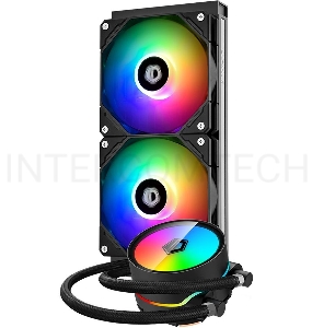 Комплект водяного охлаждения ID-Cooling ZOOMFLOW_240XT (универсальный, 250W, 18.0–26.4 dB, 700-1500 rpm, 2x120мм, подсве
