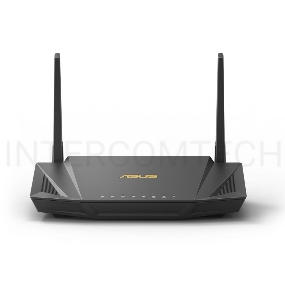 Роутер ASUS RT-AX56U 802.11b/g/n/ac/ax, до 574 + 1201 Mbps, 2,4 + 5 гГц, 2 антенны, USB ; 90IG05B0-BO3H00