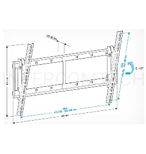 Кронштейн для телевизора Holder LCD-T6606 черный 42