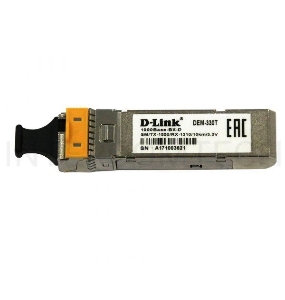 Трансивер D-Link 330T/10KM/A1A WDM SFP 1x1000Base-BX-D Tx:1550nm Rx:1310nm