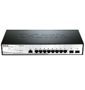 Сетевое оборудование D-Link DGS-1210-10/ME/A1A Коммутатор 2 уровня с 8 портами 10/100/1000Base-T и 2 портами 1000Base-X SFP 