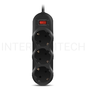 Сетевой фильтр  Sven SF-03L 3 м (3 розеток) черный