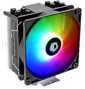 Кулер ID-COOLING SE-214-XT ARGB LGA1700/1200/115X/AM4 (16шт/кор, TDP 180W, PWM, 4 тепл.трубки прямого контакта, FAN 120mm, Addressable RGB LED) RET