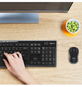 Клавиатура беспроводная Logitech K270 ЛАТИНИЦА (без кириллицы) (приемник Unifying, 2 батарейки AAA) (арт. 920-003058, M/N: Y-R0015 / C-U0007)