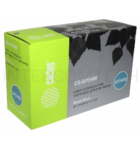 Тонер Картридж Cactus CS-SP3400 черный для Ricoh Aficio SP 3400/3410/3400n/3410dn/3400sf/3410sf (5000стр.)