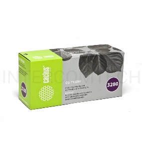 Тонер Картридж Cactus CS-TN3280 черный для Brother HL-5340D/5350DN/5370DW/5380DN (8000стр.)