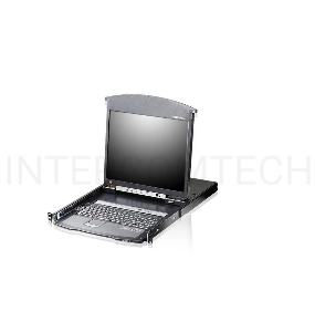 ATEN 16P CAT5 HIGH DENSITY DUAL RAIL LCD OVER  IP 17INCH.