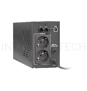 Источник бесперебойного питания ExeGate EP285474RUS Power Back BNB-850.LED.AVR.EURO.RJ.USB <850VA/480W, LED, AVR,2 евророзетки, RJ45/11, USB, Black>