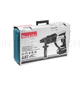 Перфоратор Makita DHR202RFE Перфоратор ак,SDS+,{18В,2х 3 Ач Li-ion,3реж,1.9Дж,0-4000у\м,3.5кг,чем,подсветка,совмест с 4 Ач Li-ion}