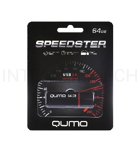 Носитель информации USB 3.0 QUMO 64GB Speedster QM64GUD3-SP-black