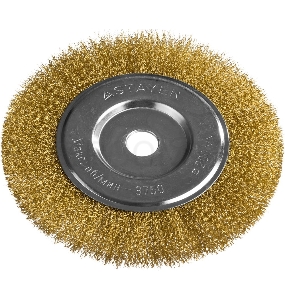 Кордщетка STAYER PROFESSIONAL 35122-200  д/УШМ витая стальная латун.проволока 0.3мм 200мм/22мм