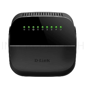 Роутер беспроводной D-Link DSL-2640U/R1A ADSL2+ черный ANNEX B