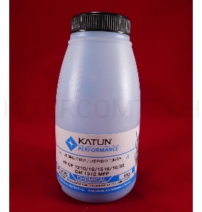 Тонер HP CP 1210/15/1510/18/25/CM 1312 MFP Cyan, химический (фл.45г.) Katun фас. Россия