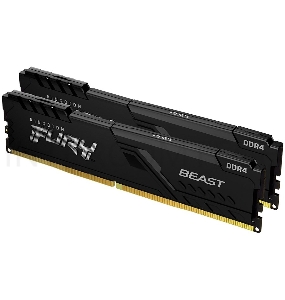 Память оперативная Kingston 16GB 2666MHz DDR4 CL16 DIMM (Kit of 2) FURY Beast Black