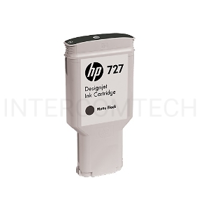 Картридж струйный HP 727 C1Q12A черный матовый, 300мл, для Designjet T920/T1500/T2500