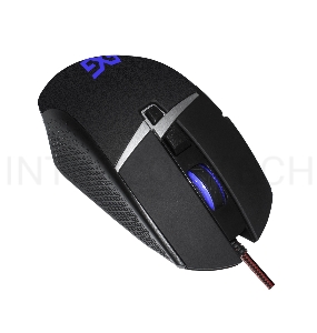 Мышь ExeGate EX289489RUS Gaming Standard Laser GML-13 (USB, лазерная, 1000/1200/3000/4000 dpi, 8 кнопок и колесо прокрутки, длина кабеля 1,5м, черная, Color box)