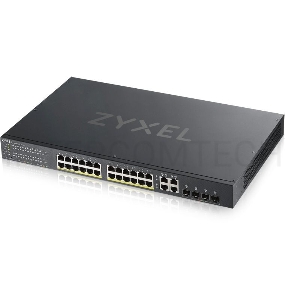 Коммутатор Zyxel NebulaFlex GS192024HPV2-EU0101F 24G 24PoE+ 375W управляемый