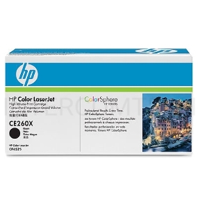 Тонер-картридж HP CE260X черный для CLJ CP4525 17000стр.