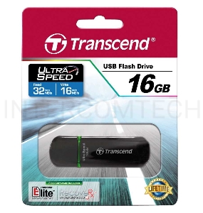 Флеш Диск Transcend 16Gb Jetflash 600 TS16GJF600 USB2.0 черный