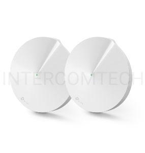 Роутер беспроводной TP-Link Deco M9 Plus (DECO M9 PLUS(2-PACK)) AC2200 10/100/1000BASE-TX белый (упак.:2шт)