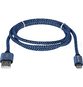 Кабель DEFENDER LIGHTNING TO USB2 1M BLUE ACH01-03T 87811