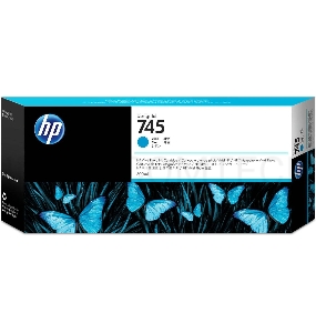 Картридж HP 745 300-ml голубой Ink Cartridge