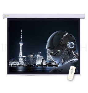 Экран Cactus 124.5x221см Motoscreen CS-PSM-124x221 16:9 настенно-потолочный рулонный белый (моторизованный привод)