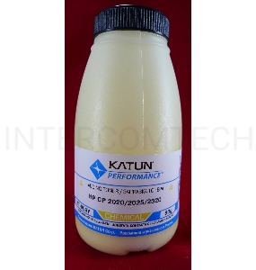 Тонер HP CP2020/2025/CM2320 Yellow, химический (фл.80г.) Katun фас. России