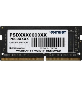 Модуль памяти SO-DIMM DDR 4 DIMM 32Gb PC25600, 3200Mhz, PATRIOT Signature (PSD432G32002S) (retail)