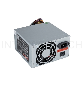 Блок питания Exegate EX219182RUS-S AB350, ATX, SC, 8cm fan, 24p+4p, 3*SATA, 2*IDE, FDD + кабель 220V с защитой от выдергивания