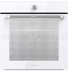Электрическая духовка Gorenje BOS67371SYW 60 см, 77 л, Коллекция: Simplicity, Очистка паром AquaClean, 12 режимов, белый цвет