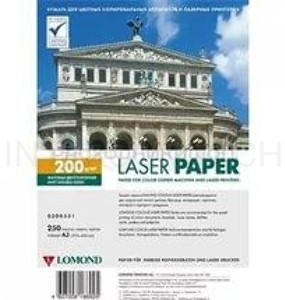 Фотобумага LOMOND Двухсторонняя Матовая, для лазерной печати, 200 г/м2, A3/250л.